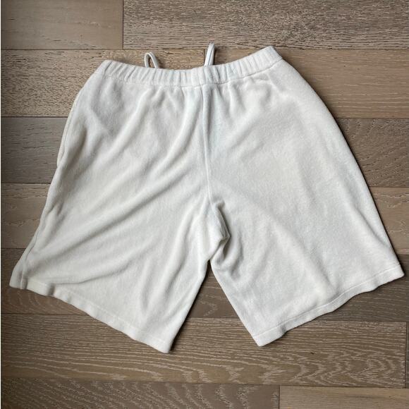 Prada Terry Cloth Shorts Mens Medium Triangle Plaque - Picture 3 of 6